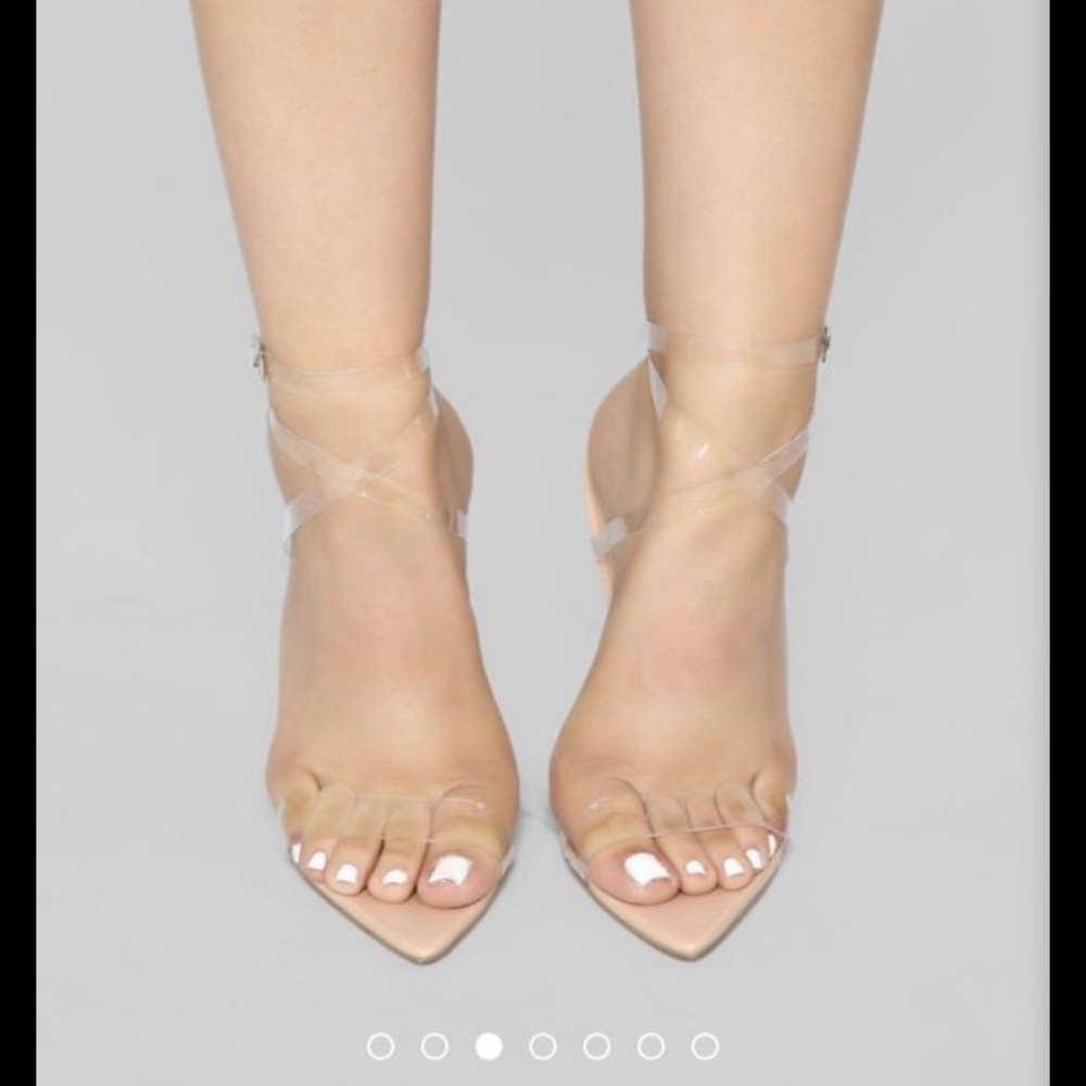 Fashion Nova Clear Heels